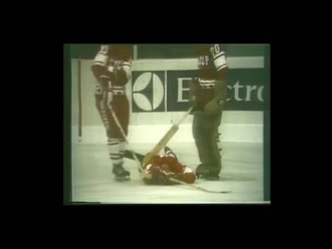 Canada playing dirty against Russia 4/24/77