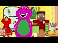 Barney Elmo And Blue S Clues Drawing 3 Clues Drawing
