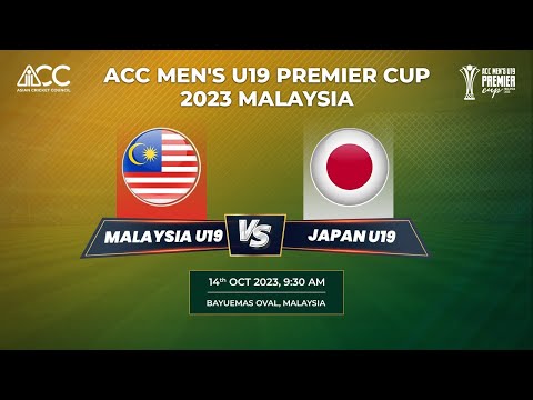 ACC MEN'S U-19 PREMIER CUP 2023 - MALAYSIA vs JAPAN