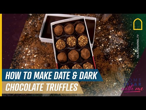 HOW TO MAKE DATE & DARK CHOCOLATE TRUFFLES