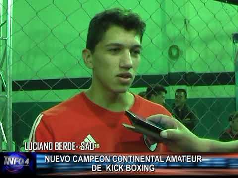 LUCIANO BERDE- NUEVO CAMPEON CONTINENTAL AMATEUR DE KICK BOXING