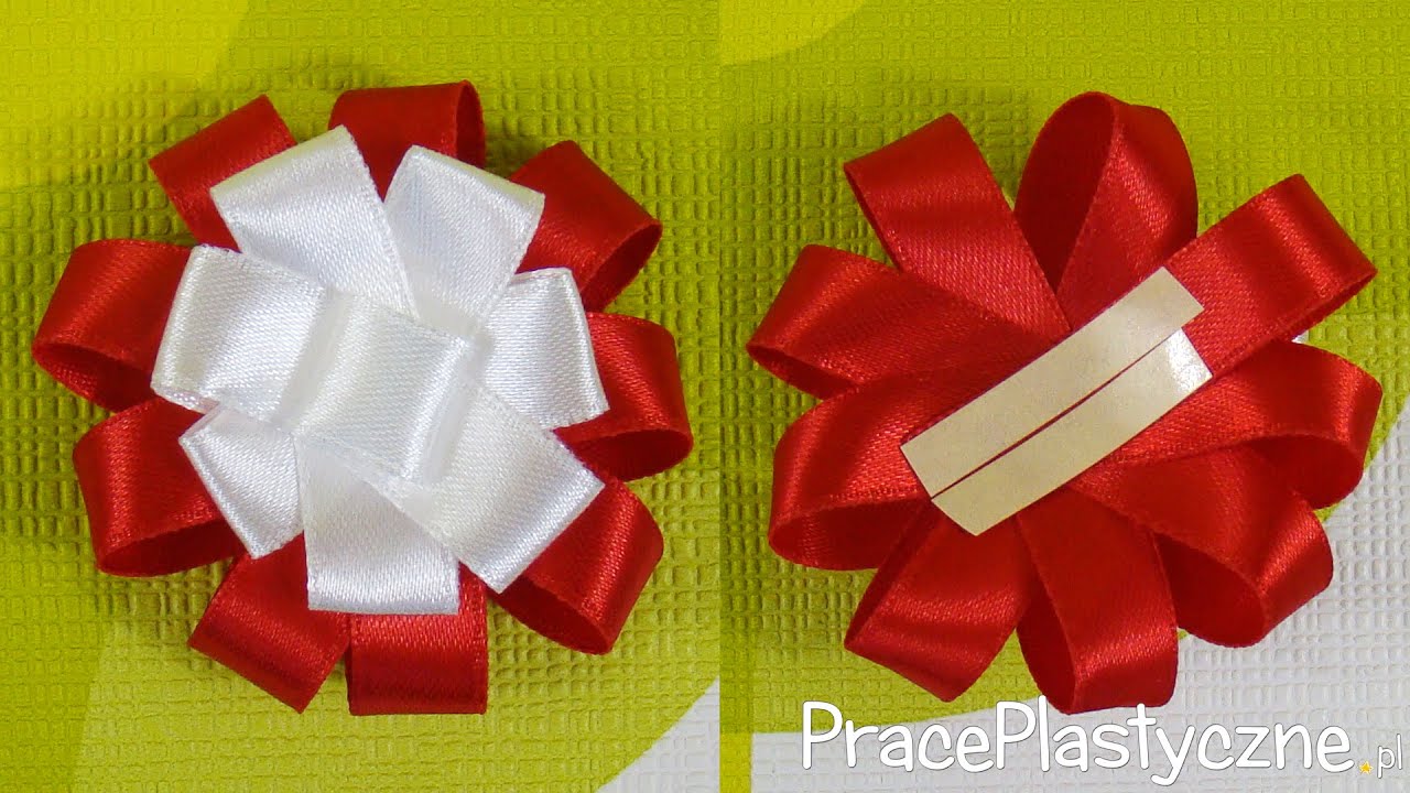 Jak zrobić rozetę ze wstążki?