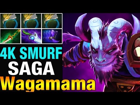 4k SMURF SAGA - Wagamama 7,4K MMR Plays Riki with 3 Ring of Aquila - Dota 2