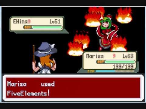 Let's play touhoumon another world part 37 Koga's Gym