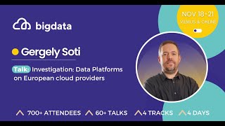 Gergely Soti: Investigation: Data Platforms on European Cloud Providers