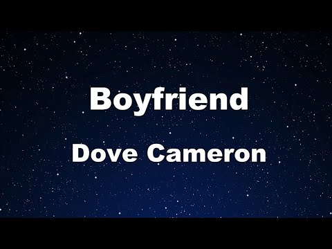 Karaoke♬ Boyfriend - Dove Cameron 【No Guide Melody】 Instrumental