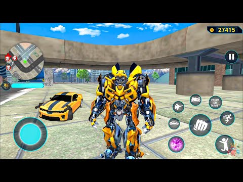 Bumblebee Multiple Transformation Jet Robot Car Game 2020 #3 - Android Gameplay