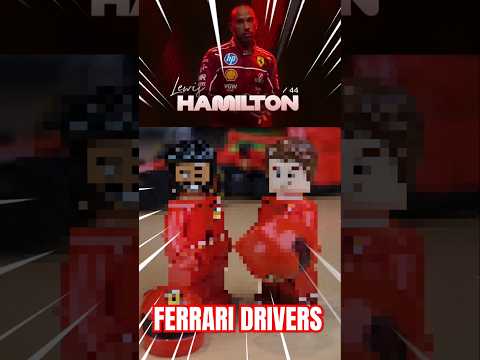 I Made Ferrari F1 Drivers in LEGO! #lego #f1 #ferrari