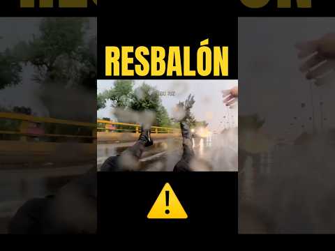 Cuando frenas en lluvia y pasa lo inevitable…