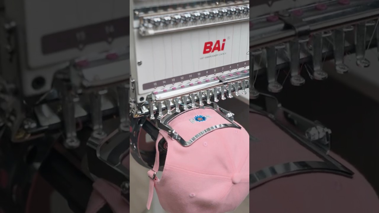 🎥 BAi x Richword | Custom Hat Embroidery with Premium Stabilizer