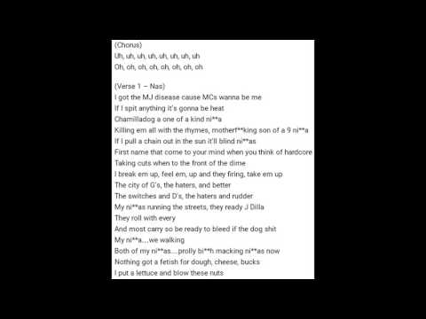 J Dilla - The Sickness Feat. Nas [New Song](lyrics)