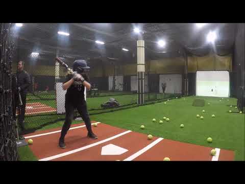 JG '06 Hitting at Advanced Baseball & Softball Winter 2019