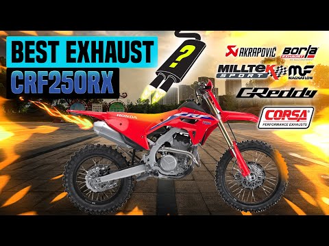 Honda CRF250RX Exhaust Sound 🔥 Review,Mods,Upgrade,Pro Circuit,FMF,Akrapovic,Yoshimura,Stock+