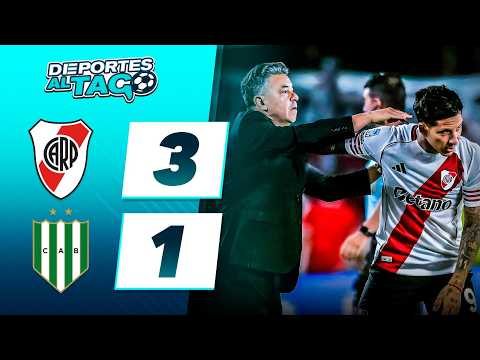 ✅ En la DESPEDIDA de MARCELO GALLARDO, RIVER volvió a la VICTORIA por 3-1 frente a BANFIELD