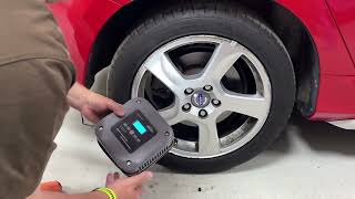 Digitální automatický vzduchový kompresor CarClever