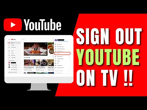 How to Sign Out YouTube on TV !