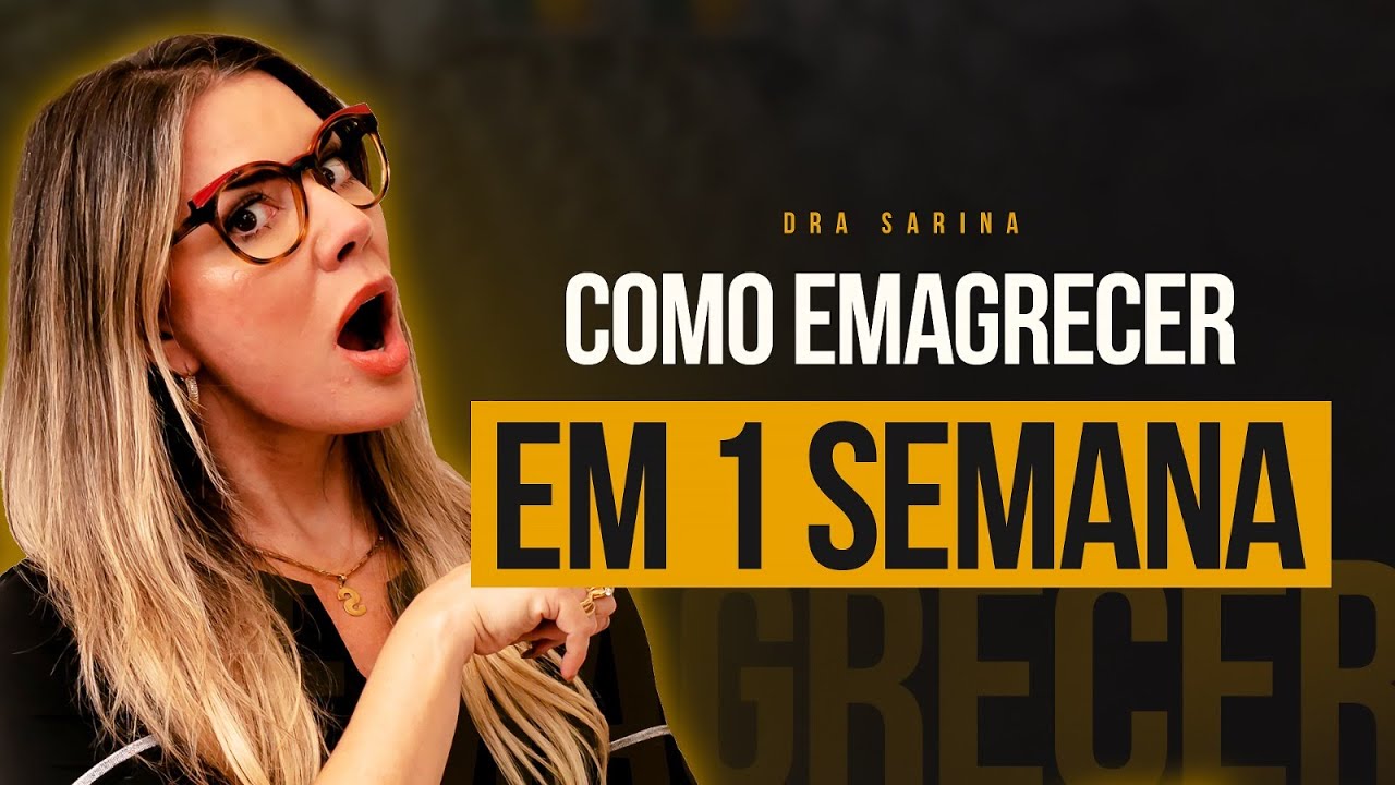 COMO EMAGRECER EM 1 SEMANA !