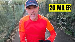 20 MILE LONG RUN | Full Week Training for the Brighton Marathon and London Marathon 2026