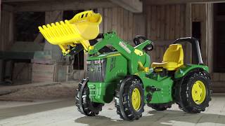 Rollytoys Šliapací traktor X-Trac John Deere Premium s predným nakladačom