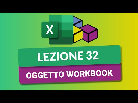 Workbook Object - VBA Excel Tutorial Italian 32
