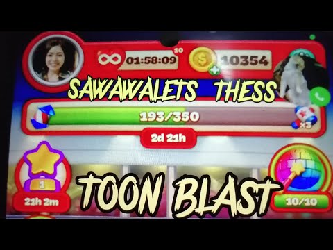 SAWAWALETS THESS is live!#ToonBlast #satisfying level 3114