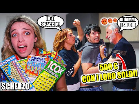 I SPENT 500€ OF MY PARENTS' MONEY ON SCRATCH AND WIN! -JUST JOKING! *SUPER ANGRY*