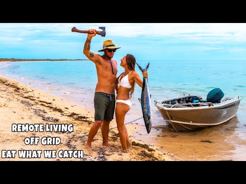 4 DAYS LIVING FROM THE OCEAN - REMOTE CAMPING OFF GRID
