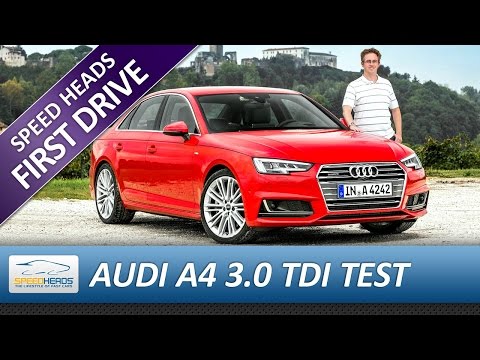 2016 Audi A4 3.0 TDI quattro (B9) Test - Fahrbericht - Review (German)
