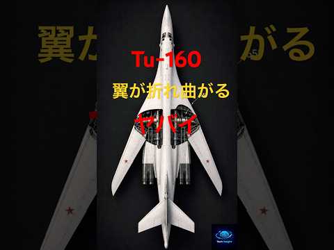 Tu-160の翼が折れ曲がる理由がヤバイ #defense #aircraft #military