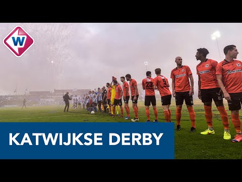 Sfeerclip over de derby's tussen Katwijk en Quick Boys - OMROEP WEST SPORT