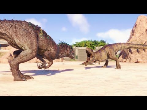 All Large Carnivore Dinosaurs Battle Royale | Jurassic World Evolution 2 | Dinosaur Fights