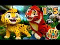 Leo And Tig All Episodes Compilation 1 5 New Animated Movie 2017 Kedoo ToonsTV
