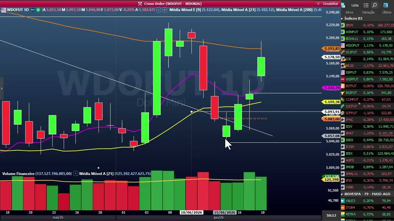 Fechamento dia 18 de junho - Natura e Mglu3 despencando na B3 - BTC abriu venda - Intel rompendo TH