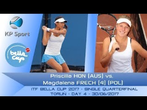 Priscilla HON (AUS) vs. Magdalena FRECH [4] (POL) / Bella Cup 2017 / Quarterfinal Singel