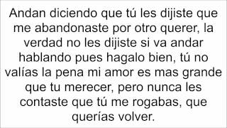 Remmy Valenzuela - Te Toco Perder Letra