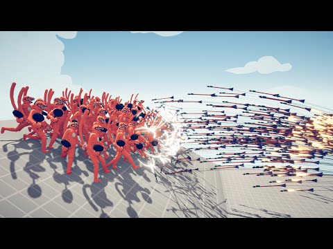 50X Sharikan Vr vs Every Unit - Totally Accurate Battle Simulator TABS