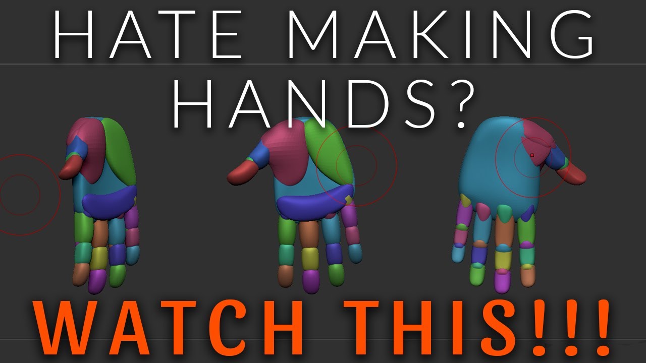 Simple and Fast - How to Sculpt Hands in ZBrush like a Boss