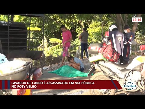 Lavador de carro é assassinado em via pública no Poty Velho 19 11 2021