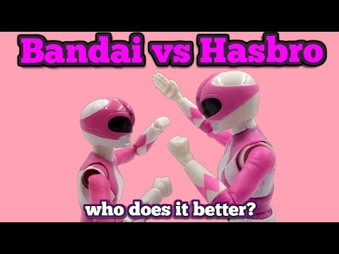 Bandai vs Hasbro - Power Ranger Figure Comparison