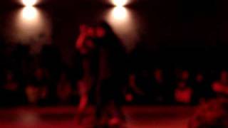 Julio Balmaceda and Milena Plebs at Siracusa tango festival 2009