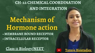 Ch-22 Chemical coordination and Integration | Mechanism of hormone action | Class 11 Biology/NEET