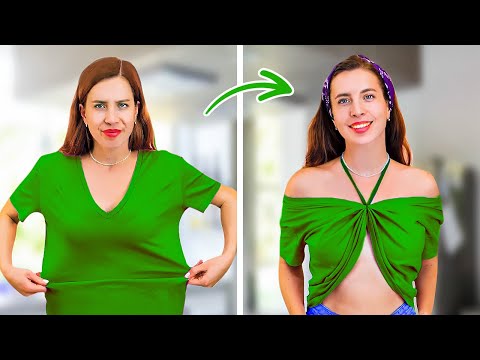 Upcycling Old Clothes into Stylish New Items! No Sewing!