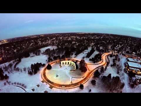 Omaha, Nebraska from the sky