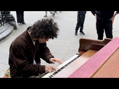 Ethan Bortnick Surprises Park Pianist