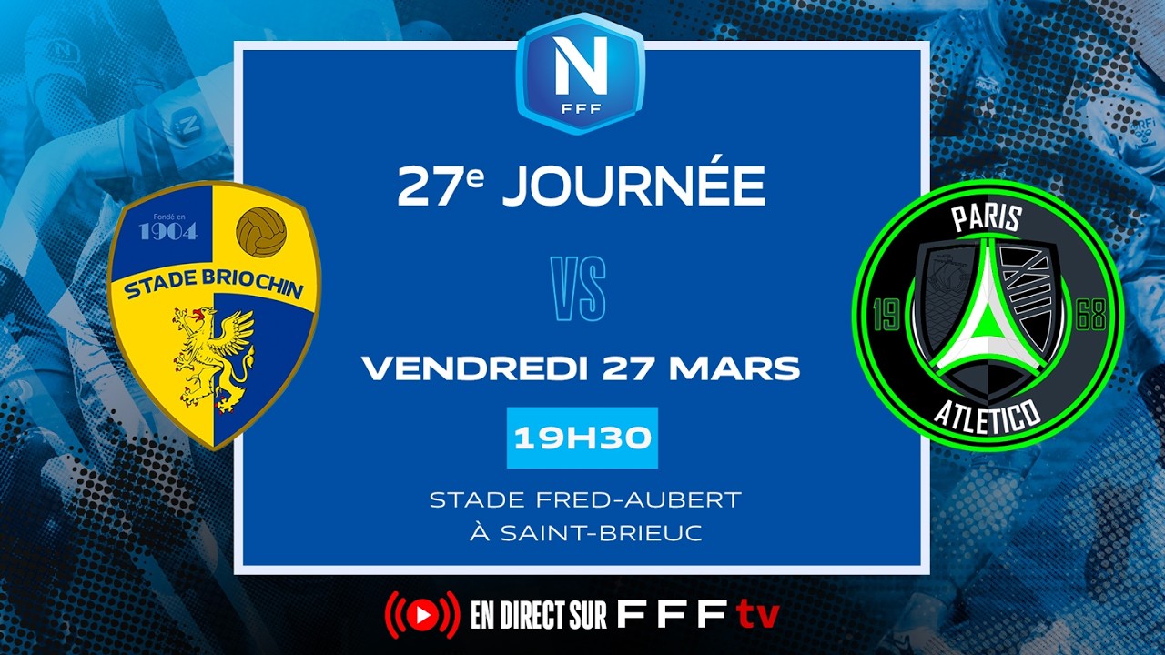 Stade Briochin vs Paris 13 Atletico Highlights