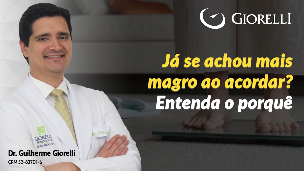 Já se achou mais magro ao acordar? Entenda o porquê