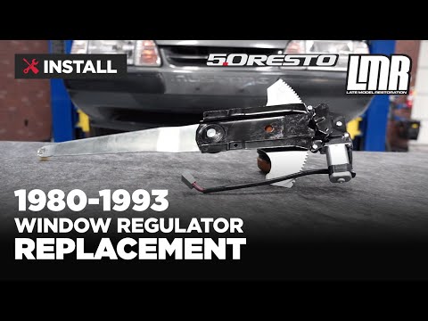 Fox Body Mustang Window Regulator Replacement/Install (80-93)
