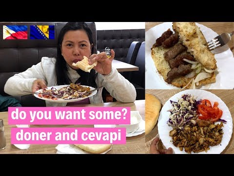 Doner Kebab and Cevapi | What to Eat in Bosnia and Herzegovina | Traditional Food in Bosnia