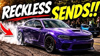 Warwick RI 1170 designs cars and coffee  (cars entering, cars leaving) - May 2025
