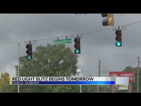 How Mobile Police’s ‘Red Light Blitz’ operation aims to prevent serious car crashes